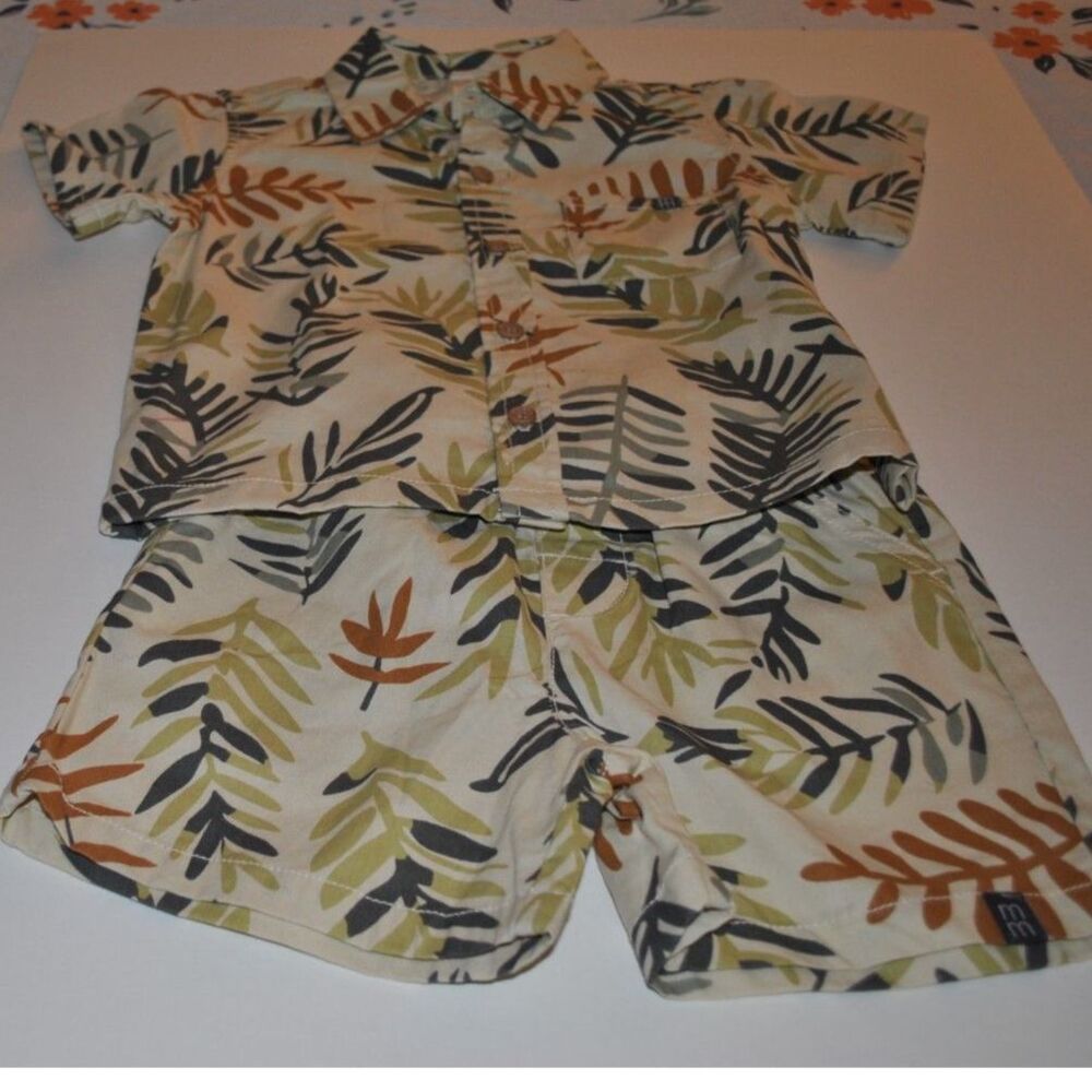 Modern Moments by Gerber 2 piece boys short set